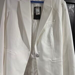 White blazer